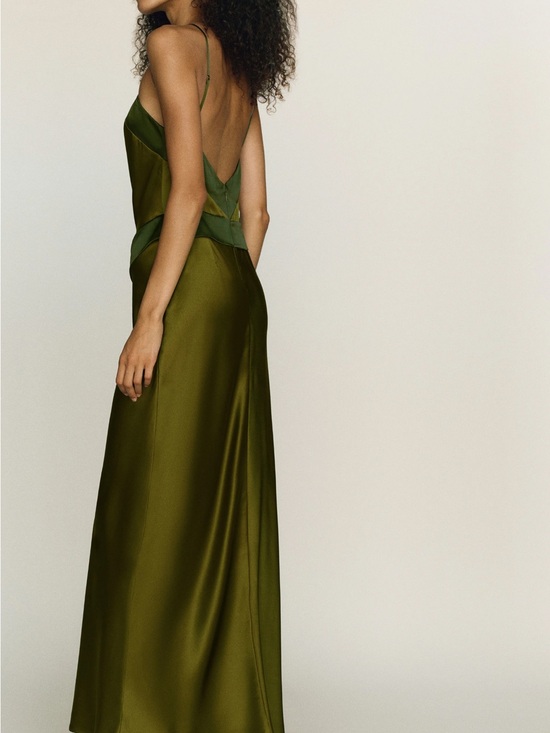 Reformation Dresses & Skirts - Reformation Jillian Dress Satin Slip Maxi Dress - Elegant Back Detailing